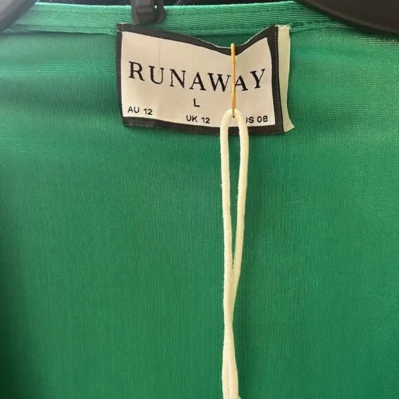 Runaway Kelly Green, long sleeve dress - Picture 10 of 10